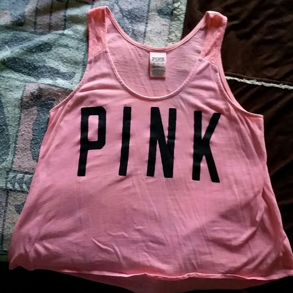 PINK Victoria's Secret Tops - Pink Victoria's Secret Tank Top